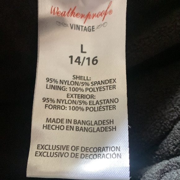 Weatherproof Fleece Lined Pants - Size youth L 14-16 joggers - Picture 7 of 8